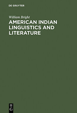 eBook (pdf) American Indian Linguistics and Literature de William Bright