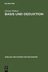 E-Book (pdf) Basis und Deduktion von Gereon Wolters