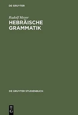 PDF Hebräische Grammatik von Rudolf Meyer