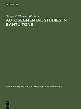 E-Book (pdf) Autosegmental Studies in Bantu Tone von 
