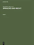 E-Book (pdf) Sprache und Recht von 