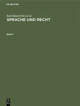 E-Book (pdf) Sprache und Recht von 