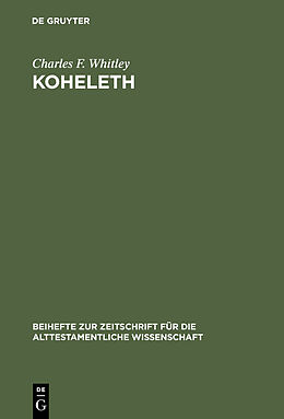 E-Book (pdf) Koheleth von Charles F. Whitley