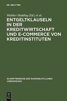 E-Book (pdf) Entgeltklauseln in der Kreditwirtschaft und E-Commerce von Kreditinstituten von 