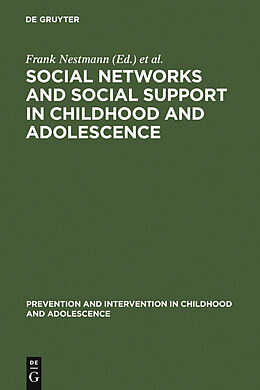 eBook (pdf) Social Networks and Social Support in Childhood and Adolescence de 