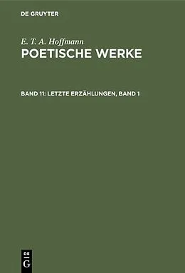 PDF Letzte Erzählungen, Band 1 von E. T. A. Hoffmann