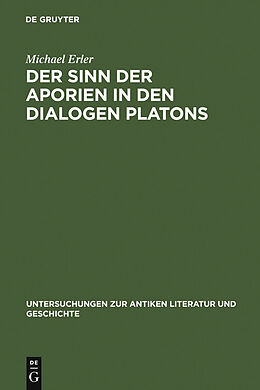 E-Book (pdf) Der Sinn der Aporien in den Dialogen Platons von Michael Erler