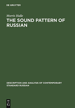 eBook (pdf) The Sound Pattern of Russian de Morris Halle