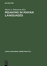 eBook (pdf) Meaning in Mayan Languages de 