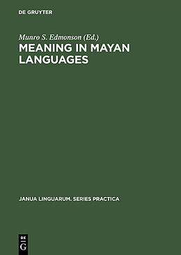 E-Book (pdf) Meaning in Mayan Languages von 