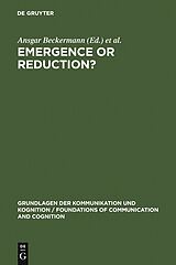 eBook (pdf) Emergence or Reduction? de 