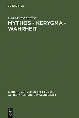 E-Book (pdf) Mythos - Kerygma - Wahrheit von Hans-Peter Müller