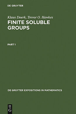 E-Book (pdf) Finite Soluble Groups von Klaus Doerk, Trevor O. Hawkes