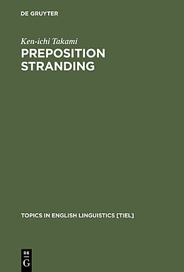 eBook (pdf) Preposition Stranding de Ken-Ichi Takami