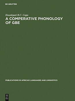E-Book (pdf) A Comparative Phonology of Gbe von Hounkpati B. C. Capo