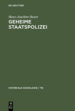 E-Book (pdf) Geheime Staatspolizei von Hans-Joachim Heuer