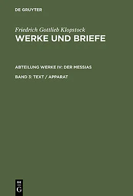 E-Book (pdf) Text / Apparat von Friedrich Gottlieb Klopstock