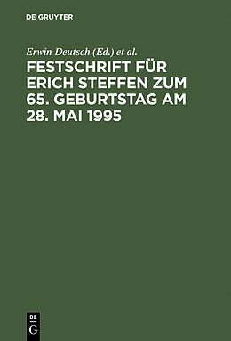 E-Book (pdf) Festschrift für Erich Steffen zum 65. Geburtstag am 28. Mai 1995 von 
