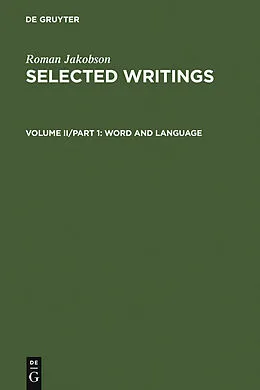 E-Book (pdf) Word and Language von Roman Jakobson