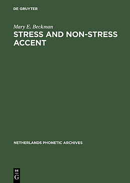 eBook (pdf) Stress and Non-Stress Accent de Mary E. Beckman