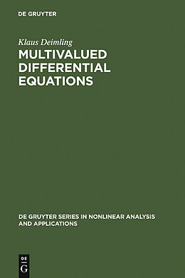 eBook (pdf) Multivalued Differential Equations de Klaus Deimling