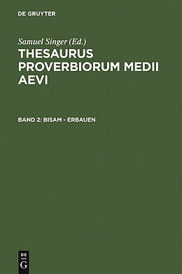 E-Book (pdf) Thesaurus proverbiorum medii aevi / Bisam - erbauen von 