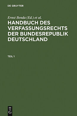 E-Book (pdf) Handbuch des Verfassungsrechts der Bundesrepublik Deutschland von 