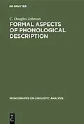 E-Book (pdf) Formal Aspects of Phonological Description von C. Douglas Johnson