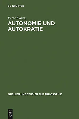 PDF Autonomie und Autokratie von Peter König