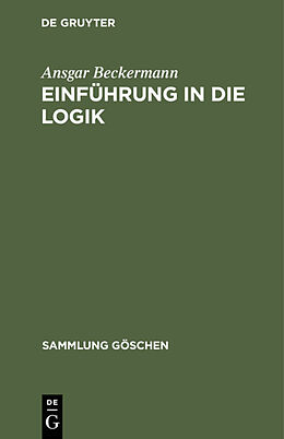E-Book (pdf) Einführung in die Logik von Ansgar Beckermann