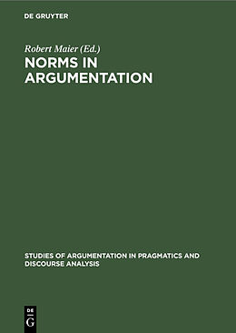 eBook (pdf) Norms in Argumentation de 