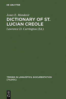 eBook (pdf) Dictionary of St. Lucian Creole de Jones E. Mondesir