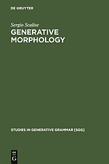 eBook (pdf) Generative Morphology de Sergio Scalise