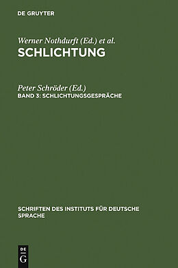 E-Book (pdf) Schlichtung / Schlichtungsgespräche von 