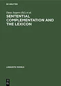 E-Book (pdf) Sentential Complementation and the Lexicon von 