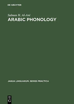 PDF Arabic Phonology von Salman H. Al-Ani
