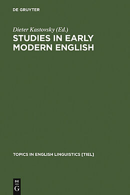 eBook (pdf) Studies in Early Modern English de 