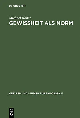 PDF Gewissheit als Norm von Michael Kober
