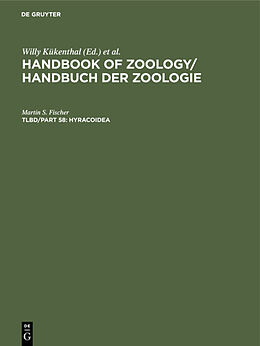 E-Book (pdf) Handbook of Zoology / Handbuch der Zoologie. Mammalia / Hyracoidea von Martin S. Fischer