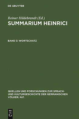 E-Book (pdf) Summarium Heinrici / Wortschatz von 