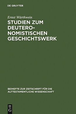 E-Book (pdf) Studien zum Deuteronomistischen Geschichtswerk von Ernst Würthwein