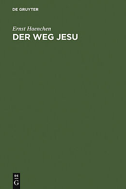 E-Book (pdf) Der Weg Jesu von Ernst Haenchen