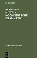 E-Book (pdf) Mittelhochdeutsche Grammatik von Helmut de Boor