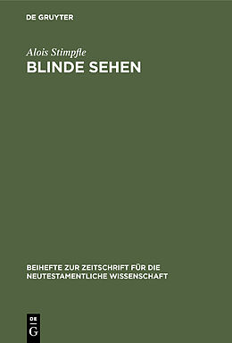 E-Book (pdf) Blinde sehen von Alois Stimpfle