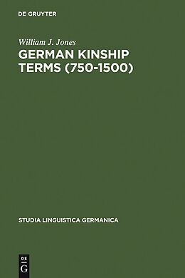 E-Book (pdf) German Kinship Terms (750-1500) von William J. Jones