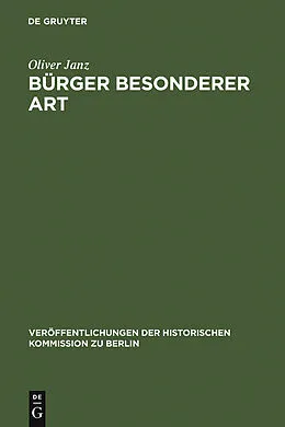 E-Book (pdf) Bürger besonderer Art von Oliver Janz