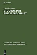 PDF Studien zur Priesterschrift von Ludwig Schmidt