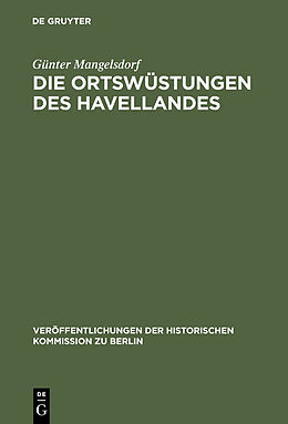 E-Book (pdf) Die Ortswüstungen des Havellandes von Günter Mangelsdorf