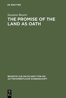 E-Book (pdf) The Promise of the Land as Oath von Suzanne Boorer