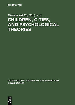 eBook (pdf) Children, Cities, and Psychological Theories de 